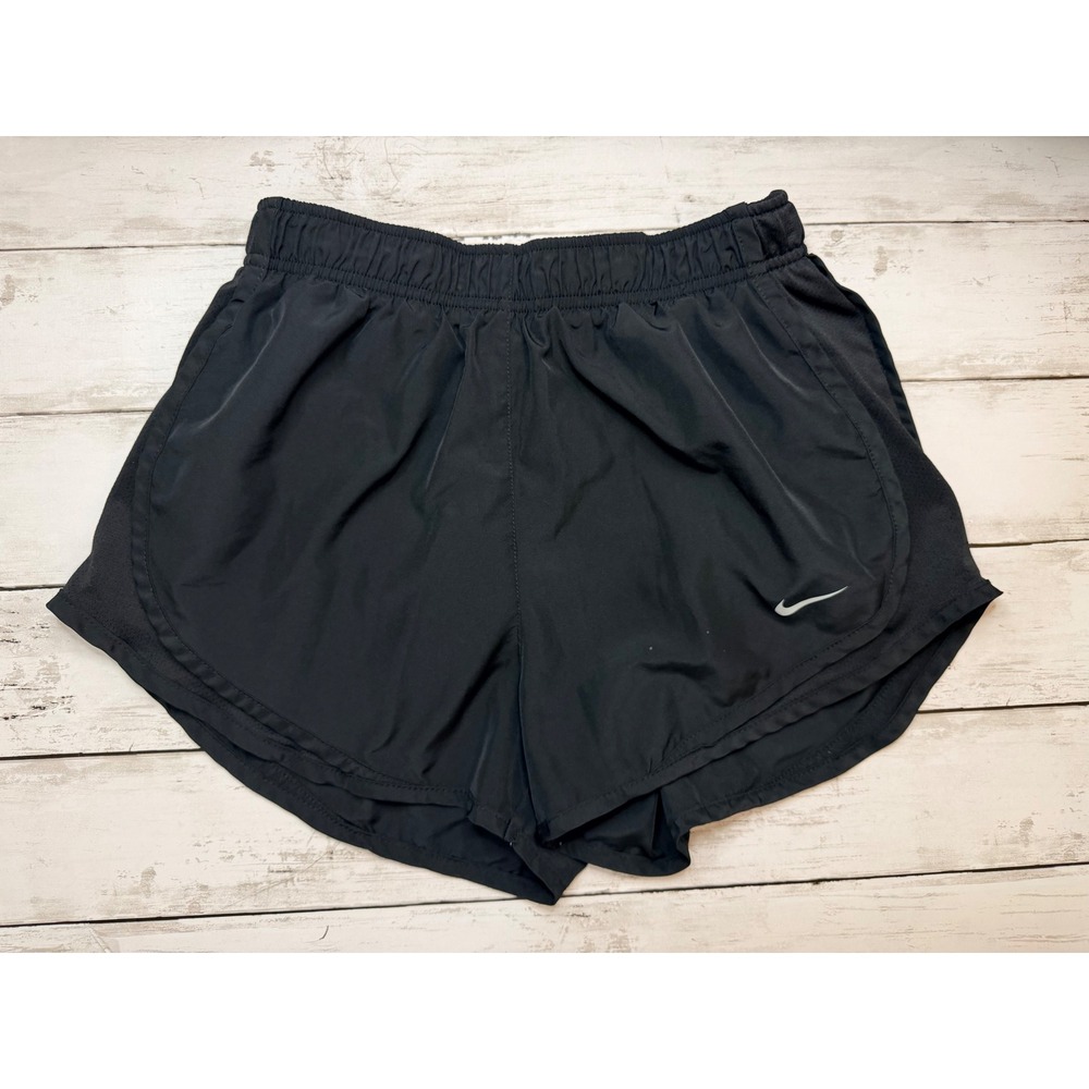 Nike Dri-FIT Womens Running Shorts Black Size Small Athletic Gym Workout